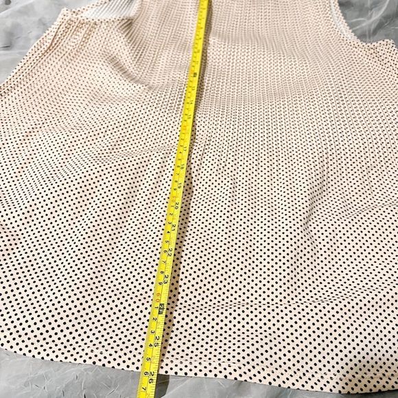 Adrianna Papell Anthropologie Light Pink with Black Polka Dot - Picture 8 of 12